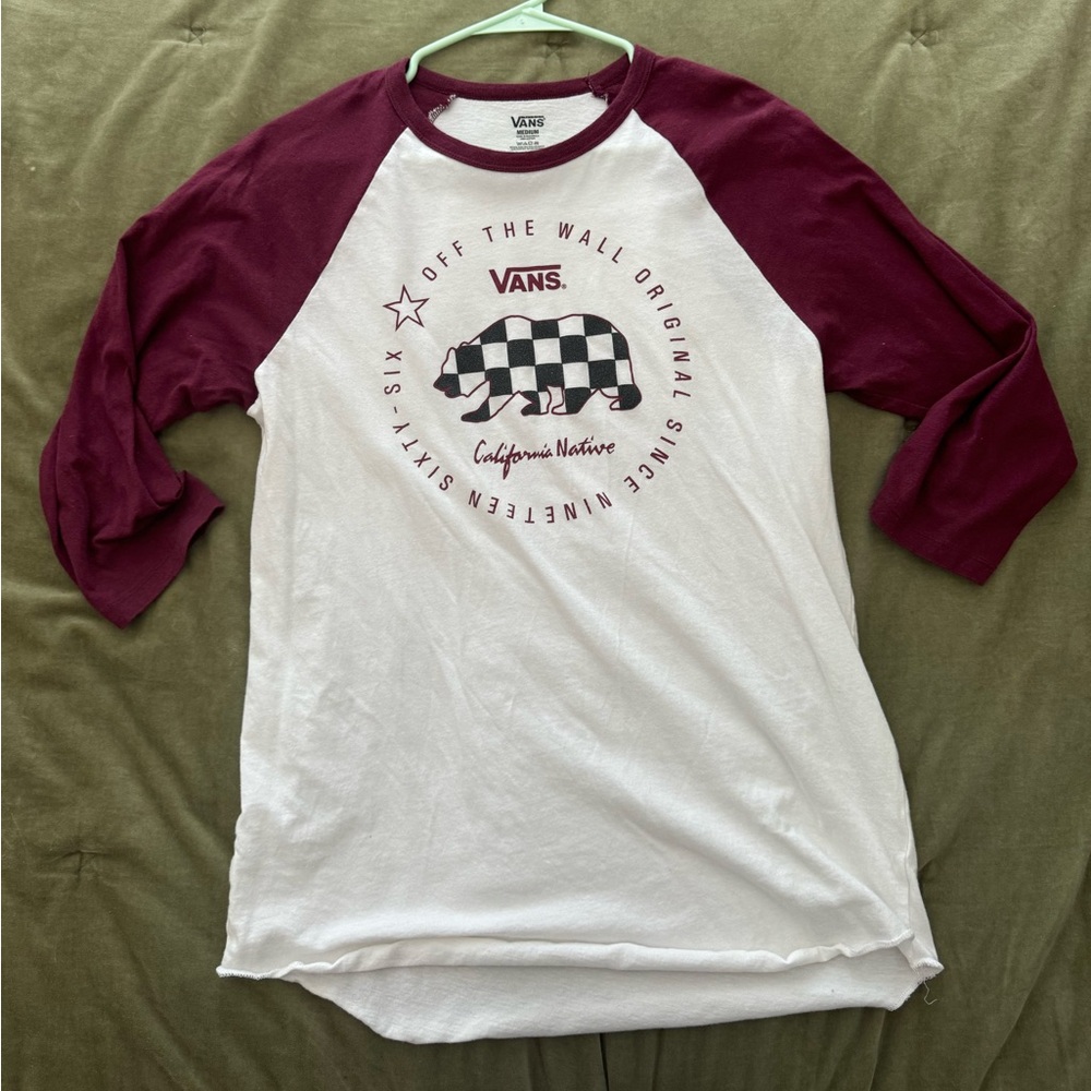 Vans 3/4 sleeve shirt